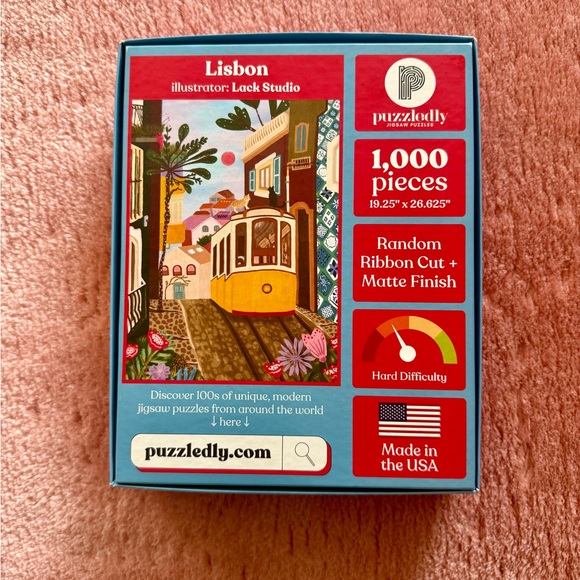 Puzzledly Lisbon 1000 Piece Puzzle - Picture 4 of 4
